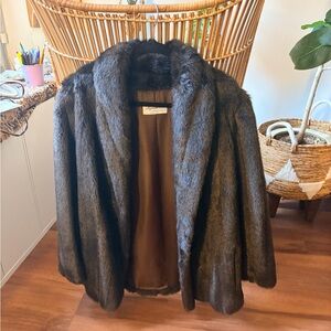 Signature Dark Brown Teddy Jacket